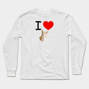 I HEART CORGIS Long Sleeve T-Shirt